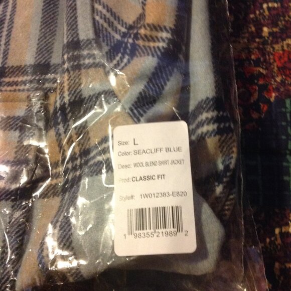 Vineyard Vines Men's Large Button Down Front Shirt Jacket - New with Tags - Picture 2 of 6